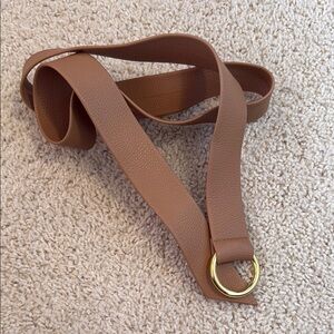 Brand New! Tan Belt with Gold Buckle